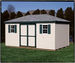 Hip Roof Style Shed.