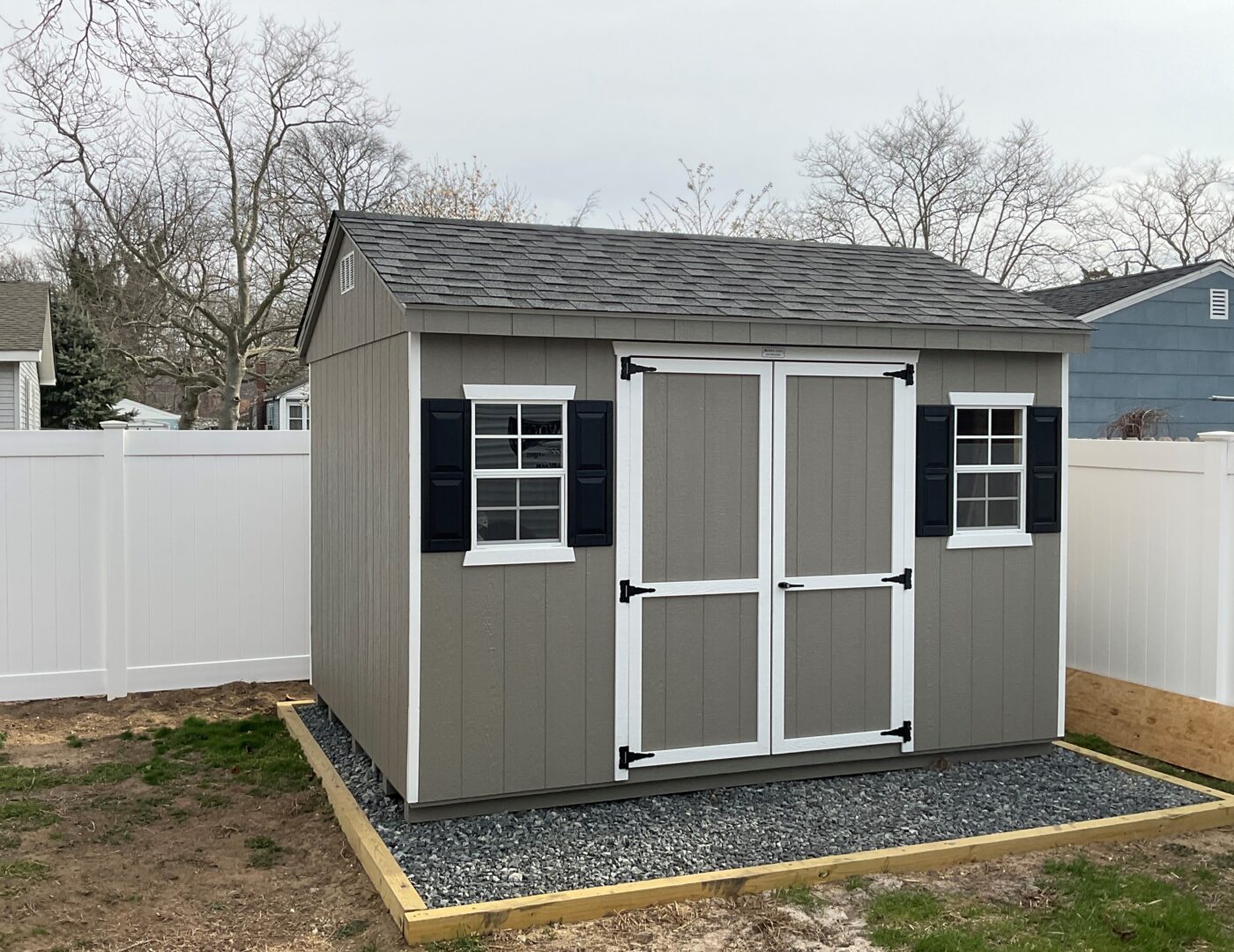 10x12 Painted 7' Cottage