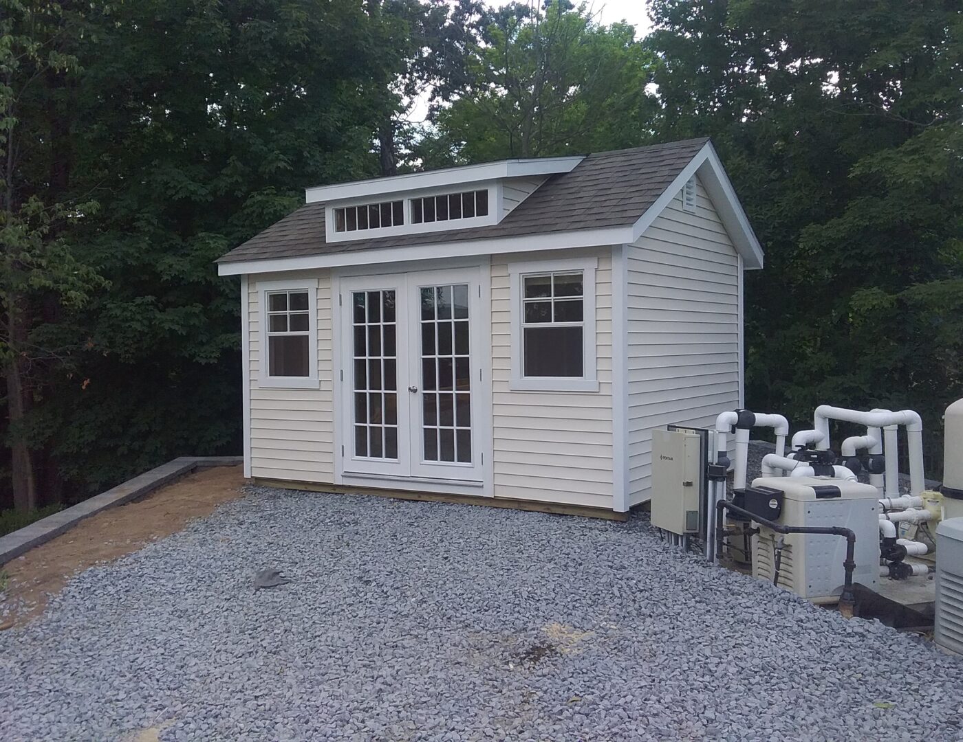 10x14 Vinyl Classic Garden Cottage with Dormer