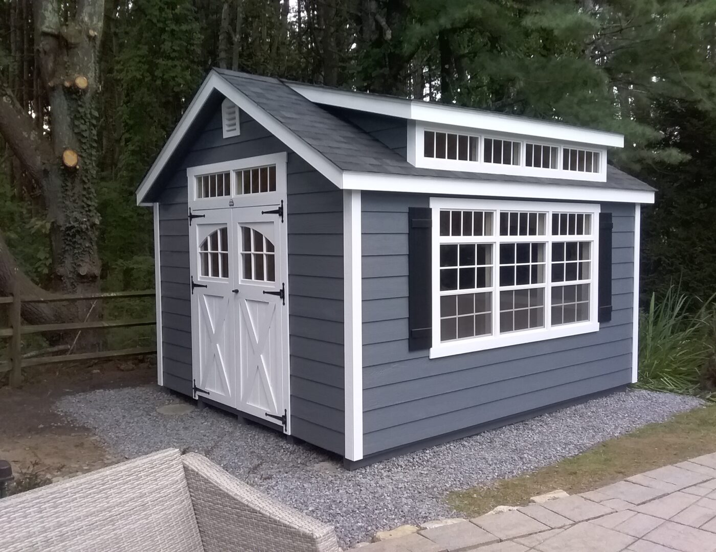 12x14 Classic Garden Cottage with Dormer