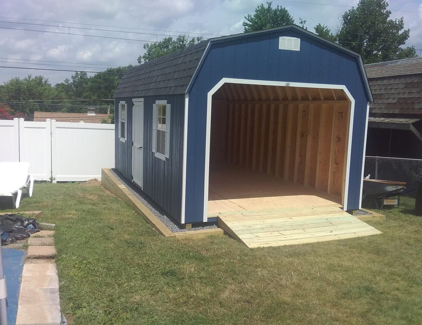 12x20 Painted Dutch Barn Garage