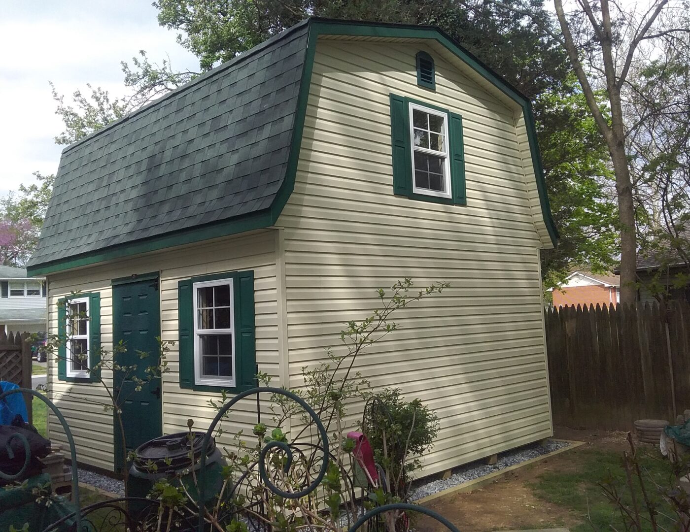 14x16 Vinyl 2 Story Classic Dutch Barn