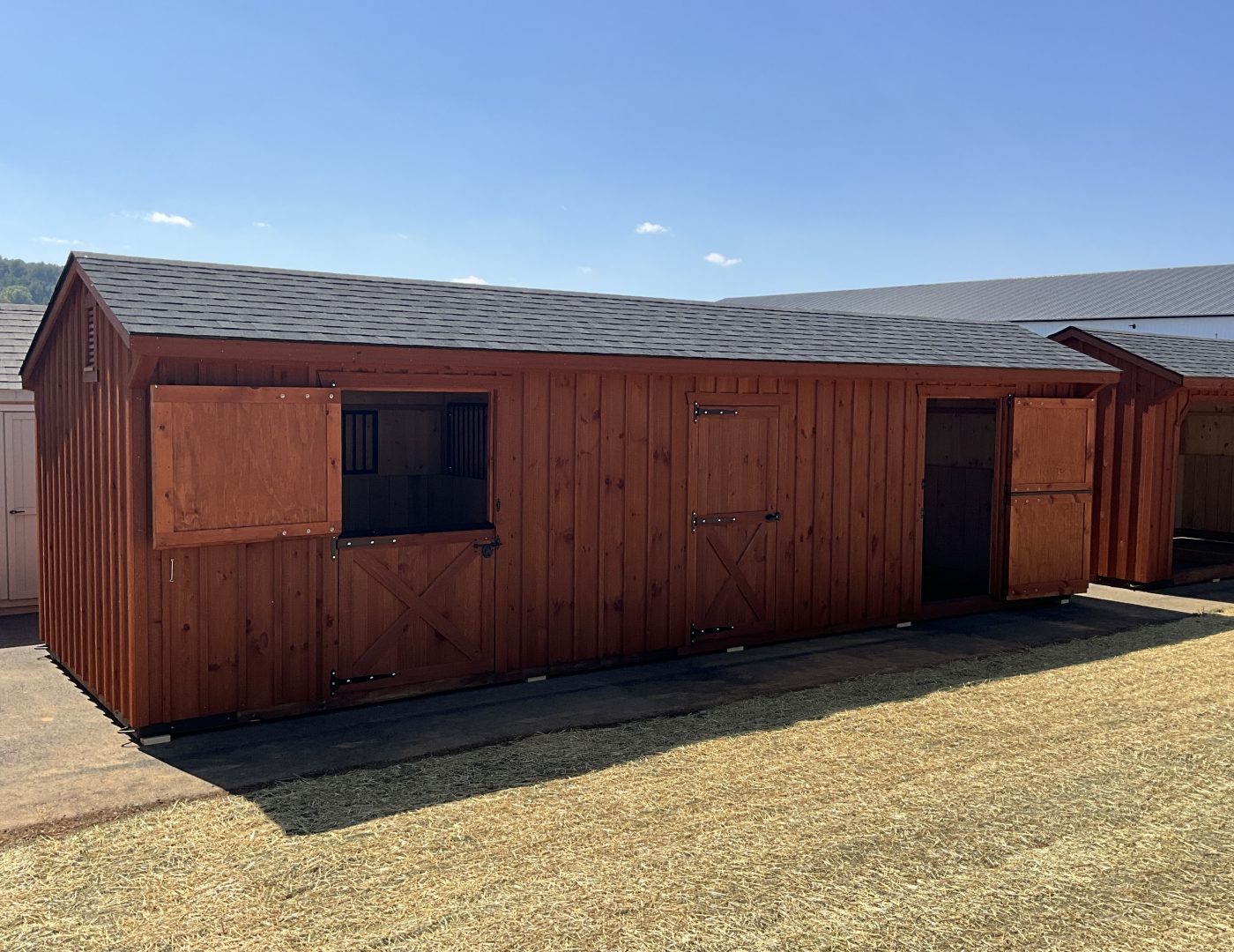 10x32 Two Stall Barn