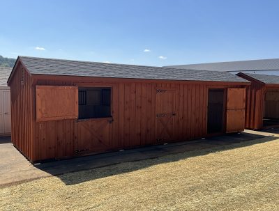 10x32 Two Stall Barn