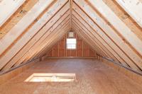 detached garage attic storage space